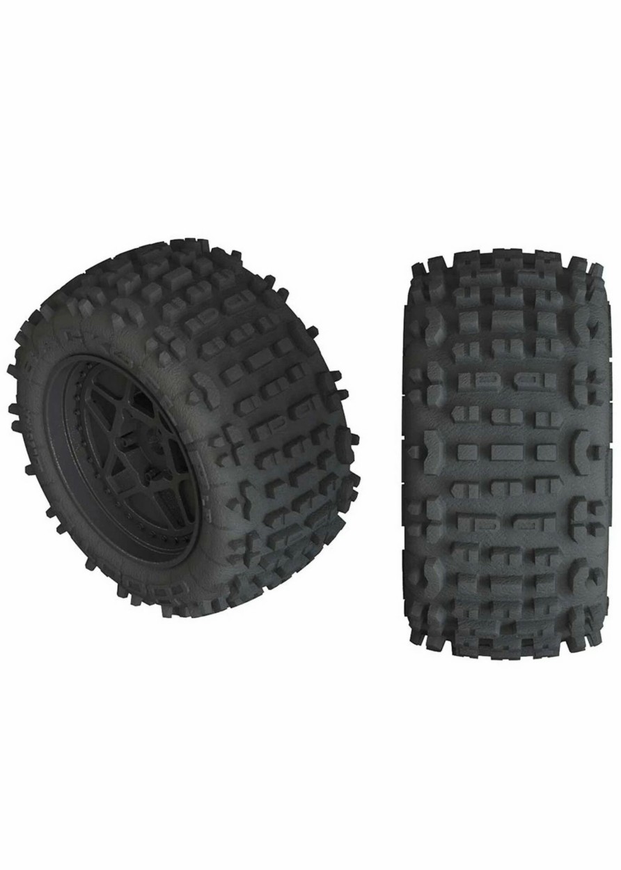 Cars & Trucks * | Arrma Ara550050 Backflip 4S Tire 3.8, Glued Black