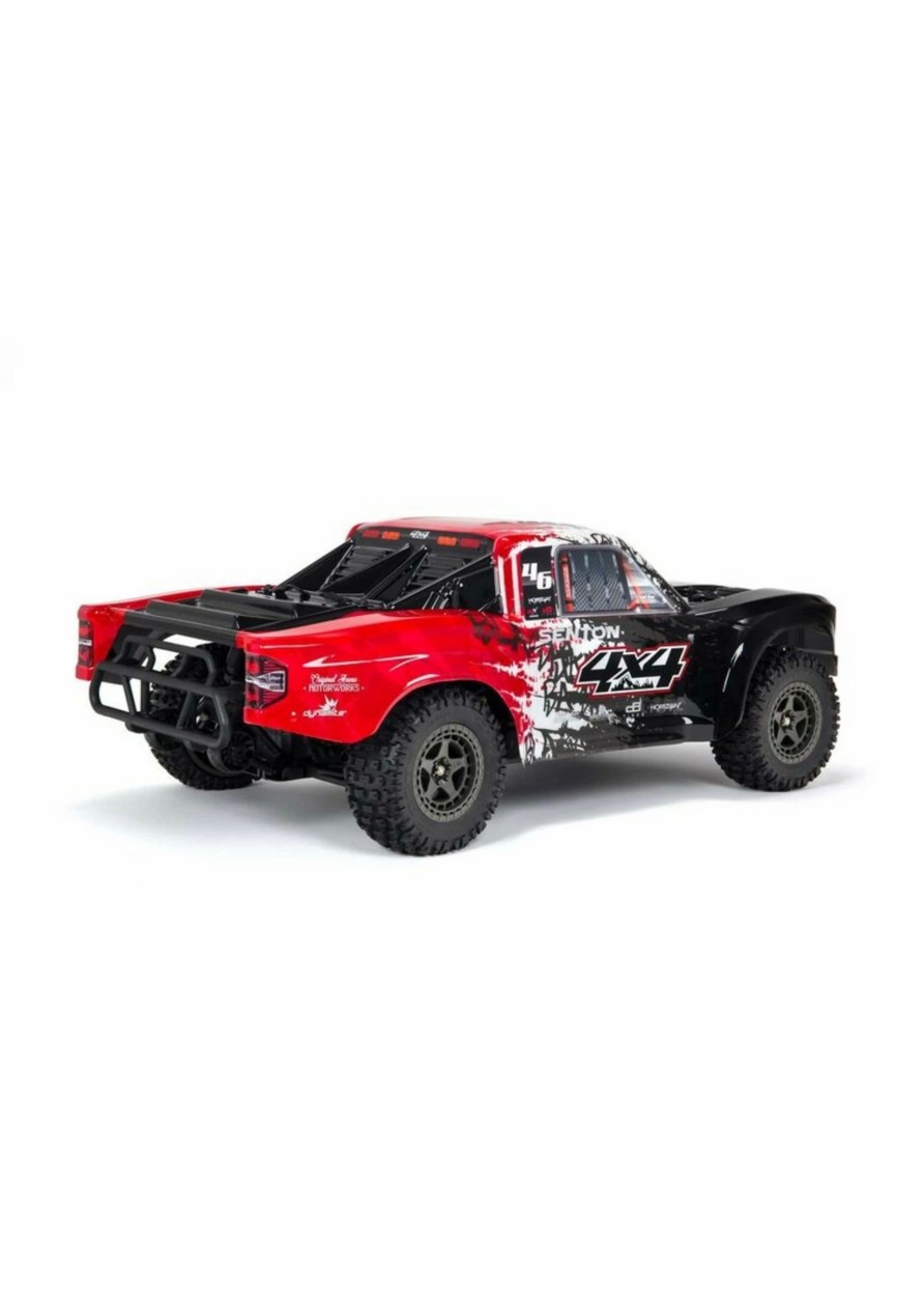 Cars & Trucks * | Arrma 1/10 Senton 3S Blx V3 4Wd Brushless Short Course Truck With Spektrum Rtr Red/Black