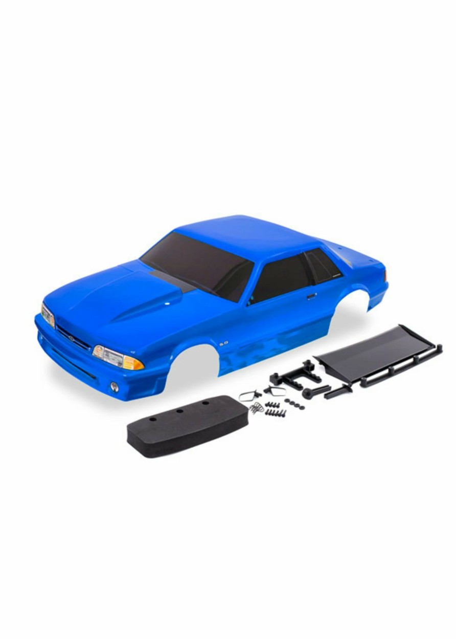 Cars & Trucks * | Traxxas 9421A Ford Mustang Fox Body Blue