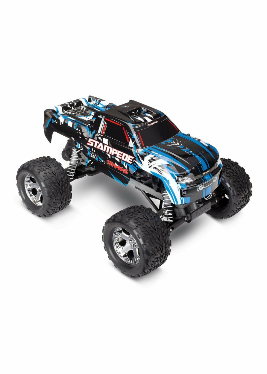 Cars & Trucks * | Traxxas 1/10 Stampede Xl-5 2Wd Rtr Monster Truck Blue