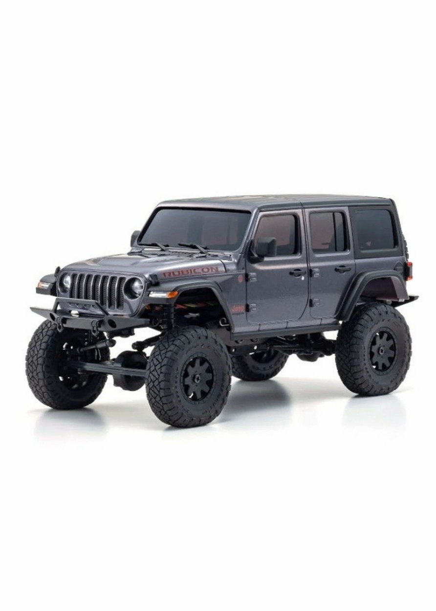 Cars & Trucks * | Kyosho 32521Gm Mini-Z 4 4 Jeep Wrangler Unlimited Rubicon Readyset Granite Crystal Metallic