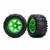 Cars & Trucks * | Traxxas 8672G Green Wheels / Talon Ext Tires