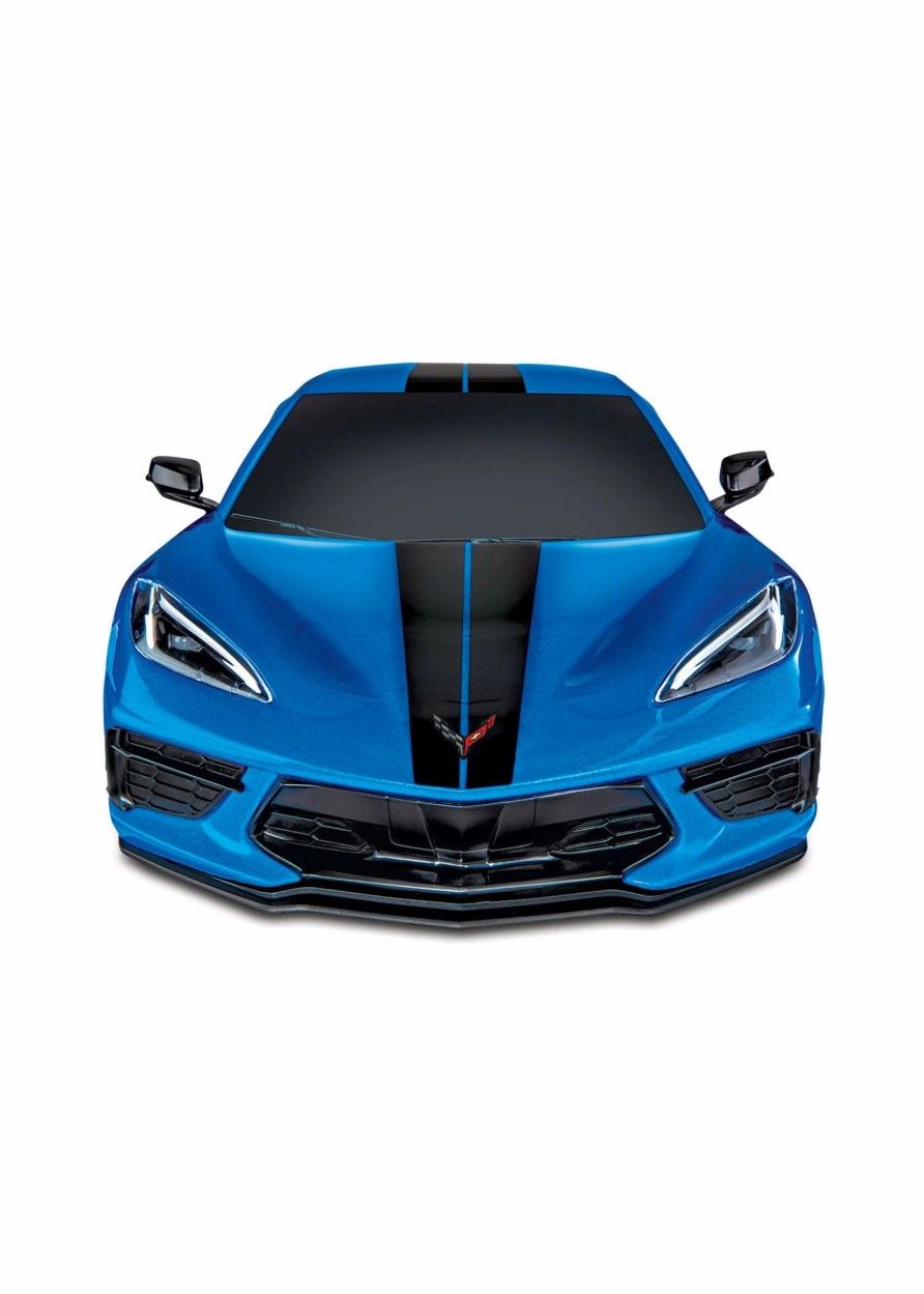 Cars & Trucks * | Traxxas 1/10 4-Tec 3.0 C8 Corvette Stingray Awd Rtr Supercar Blue