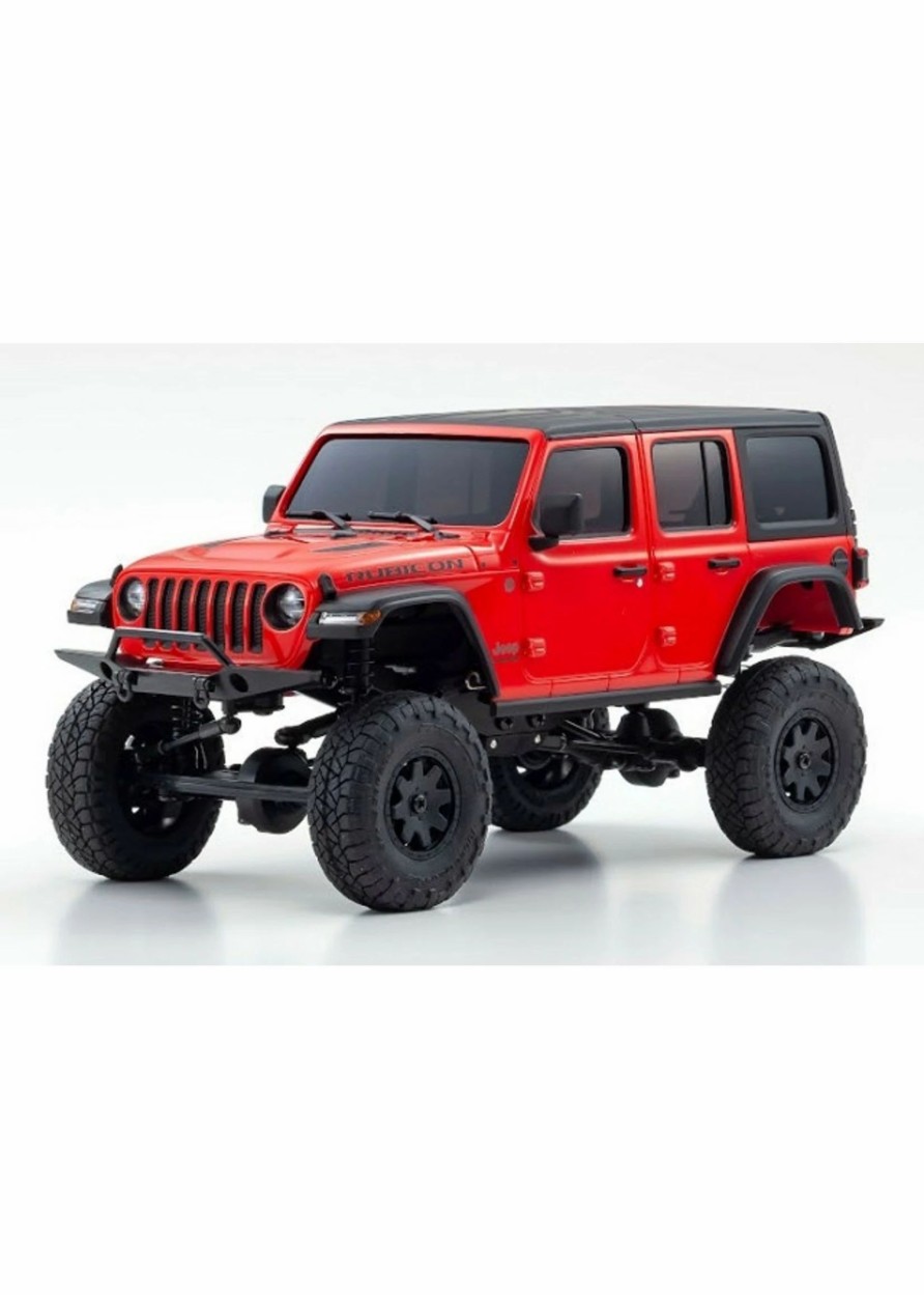 Cars & Trucks * | Kyosho 32521R Mini-Z 4X4 Jeep Wrangler Firecracker Red Readyset