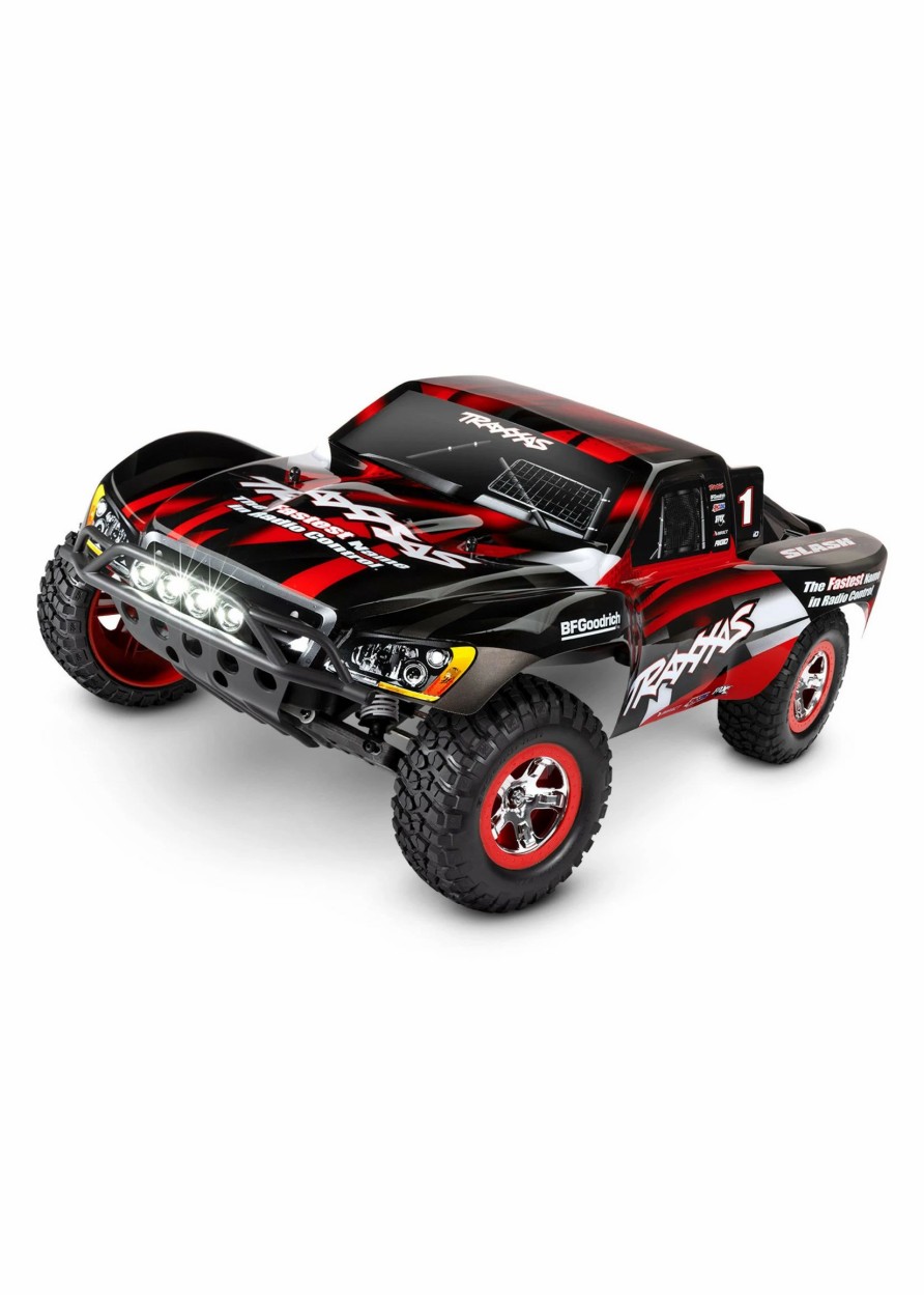 Cars & Trucks * | Traxxas 1/10 Slash 2Wd Rtr Short-Course Race Truck With Lights Red