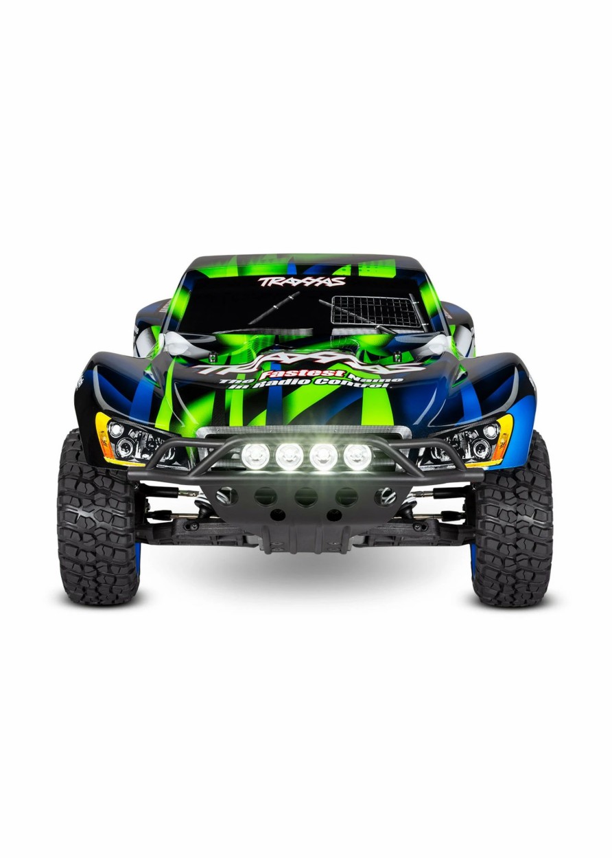 Cars & Trucks * | Traxxas 1/10 Slash 2Wd Rtr Short-Course Race Truck With Lights Green