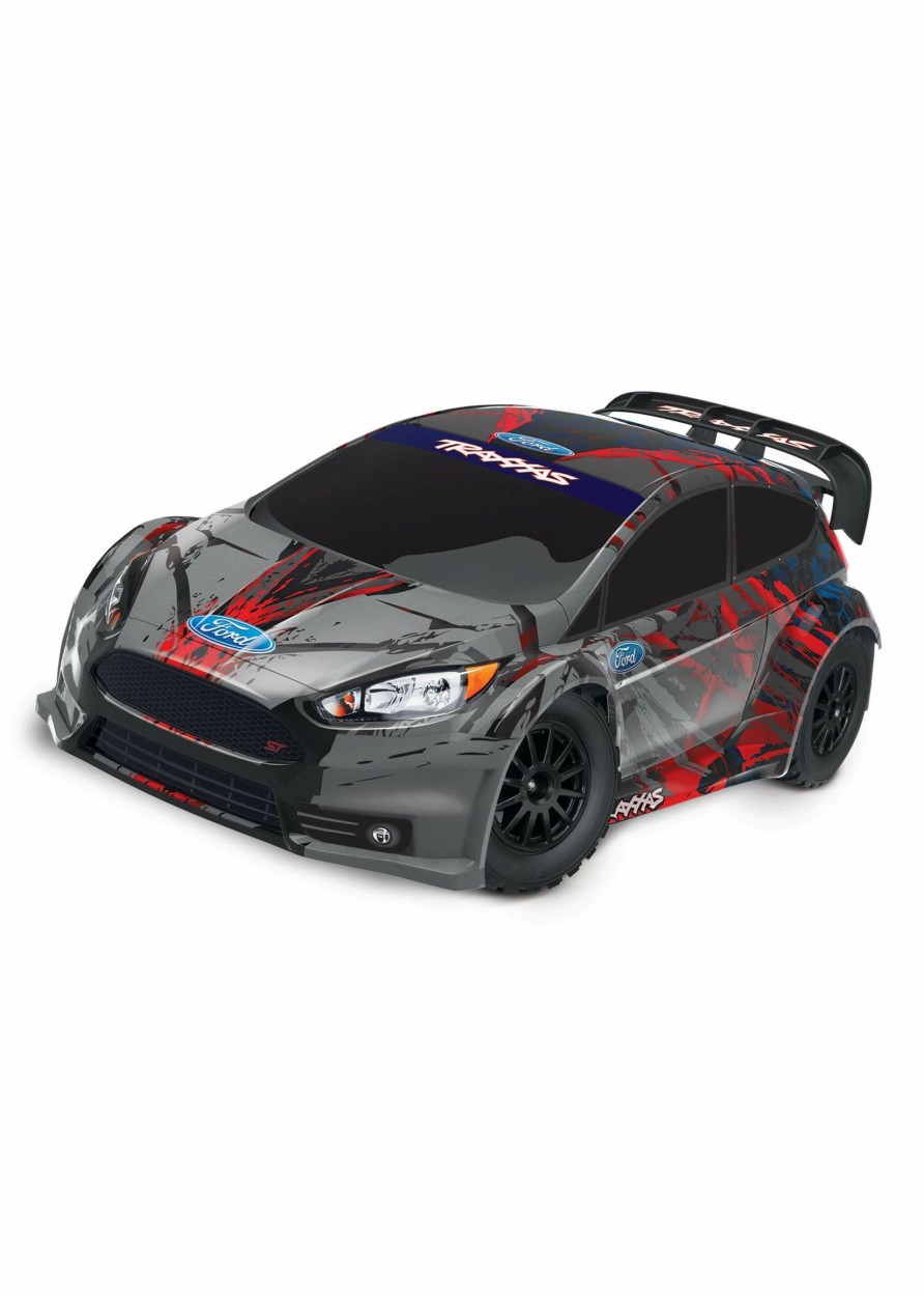 Cars & Trucks * | Traxxas 1/10 Ford Fiesta St Awd Rtr Rally Car