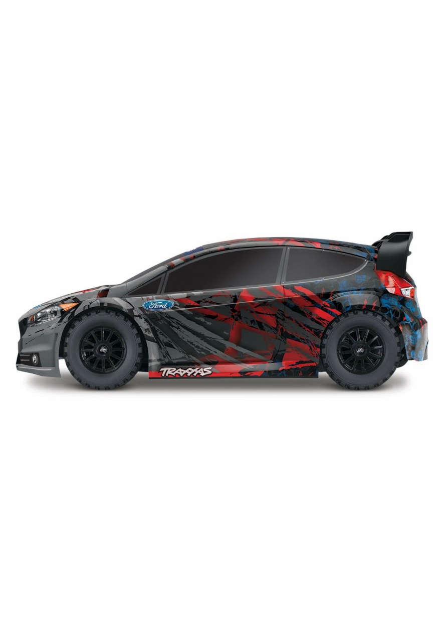 Cars & Trucks * | Traxxas 1/10 Ford Fiesta St Awd Rtr Rally Car