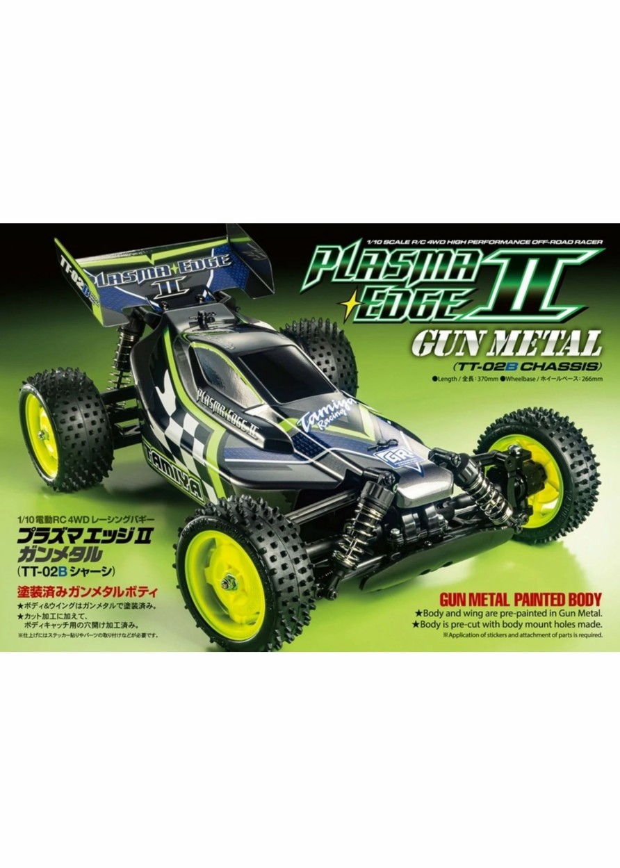 Cars & Trucks * | Tamiya 1/10 Plasma Edge Ii Gun Metal Tt-02B Chassis Kit