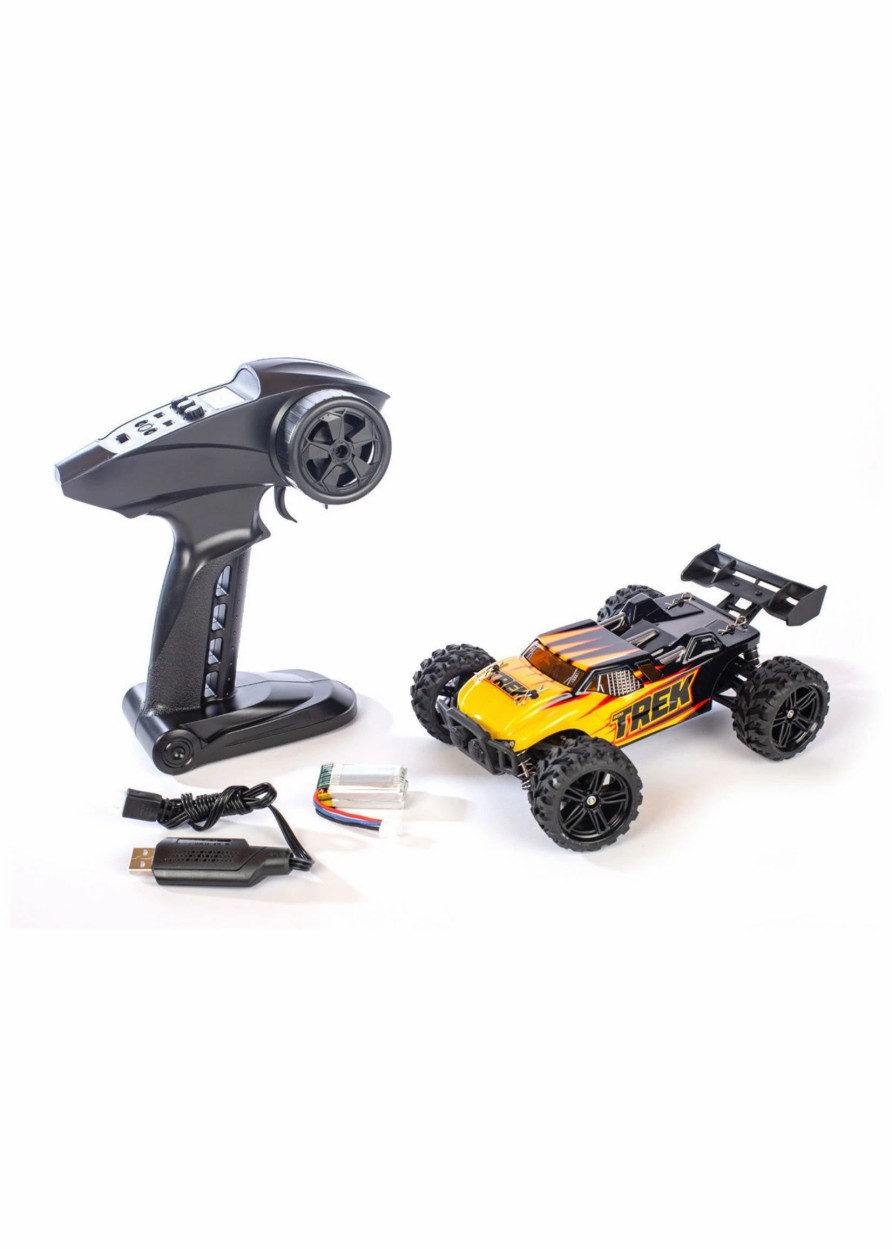 Cars & Trucks * | Rage Rc 1/24 Mini Trek Rtr Truggy Yellow