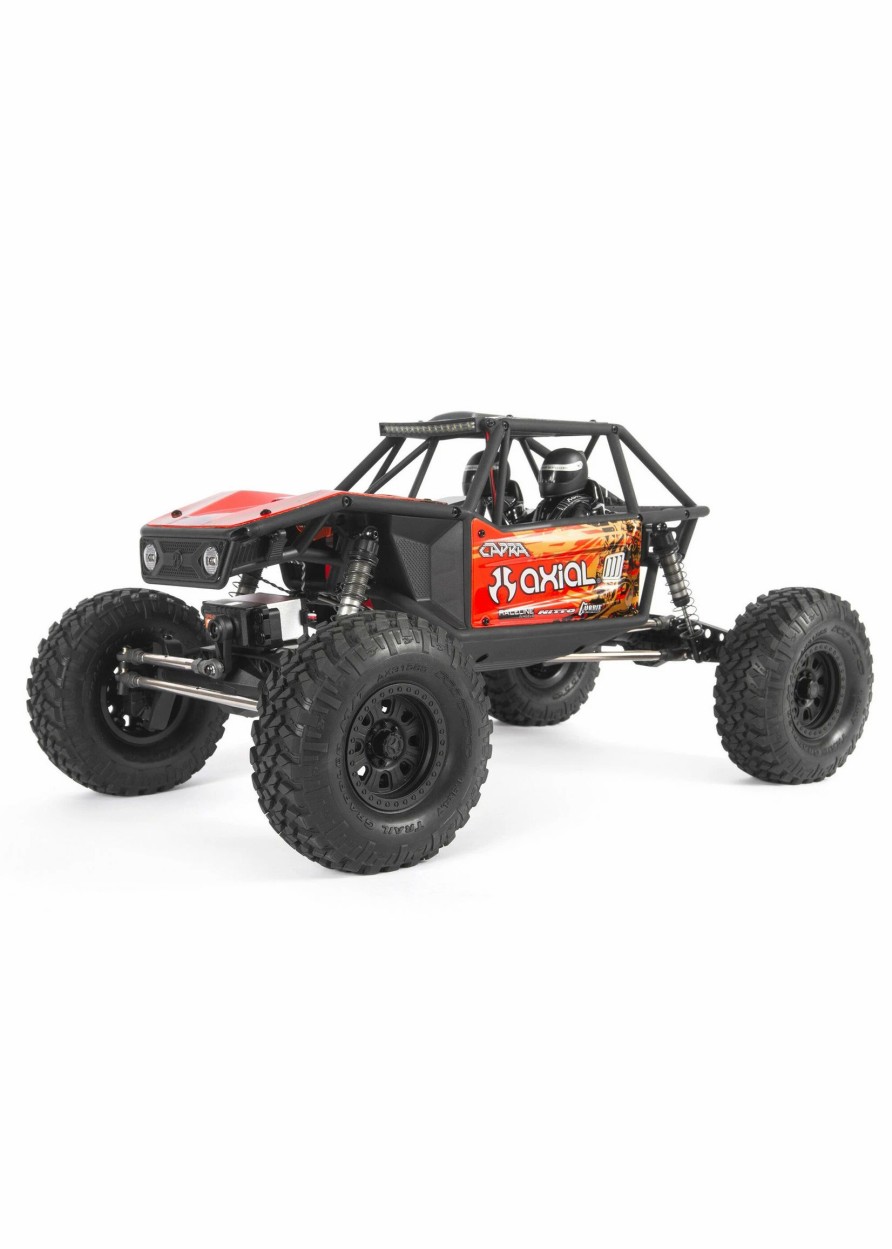 Cars & Trucks * | Axial 1/10 Capra 1.9 Unlimited 4Wd Trail Buggy Brushed Rtr Red