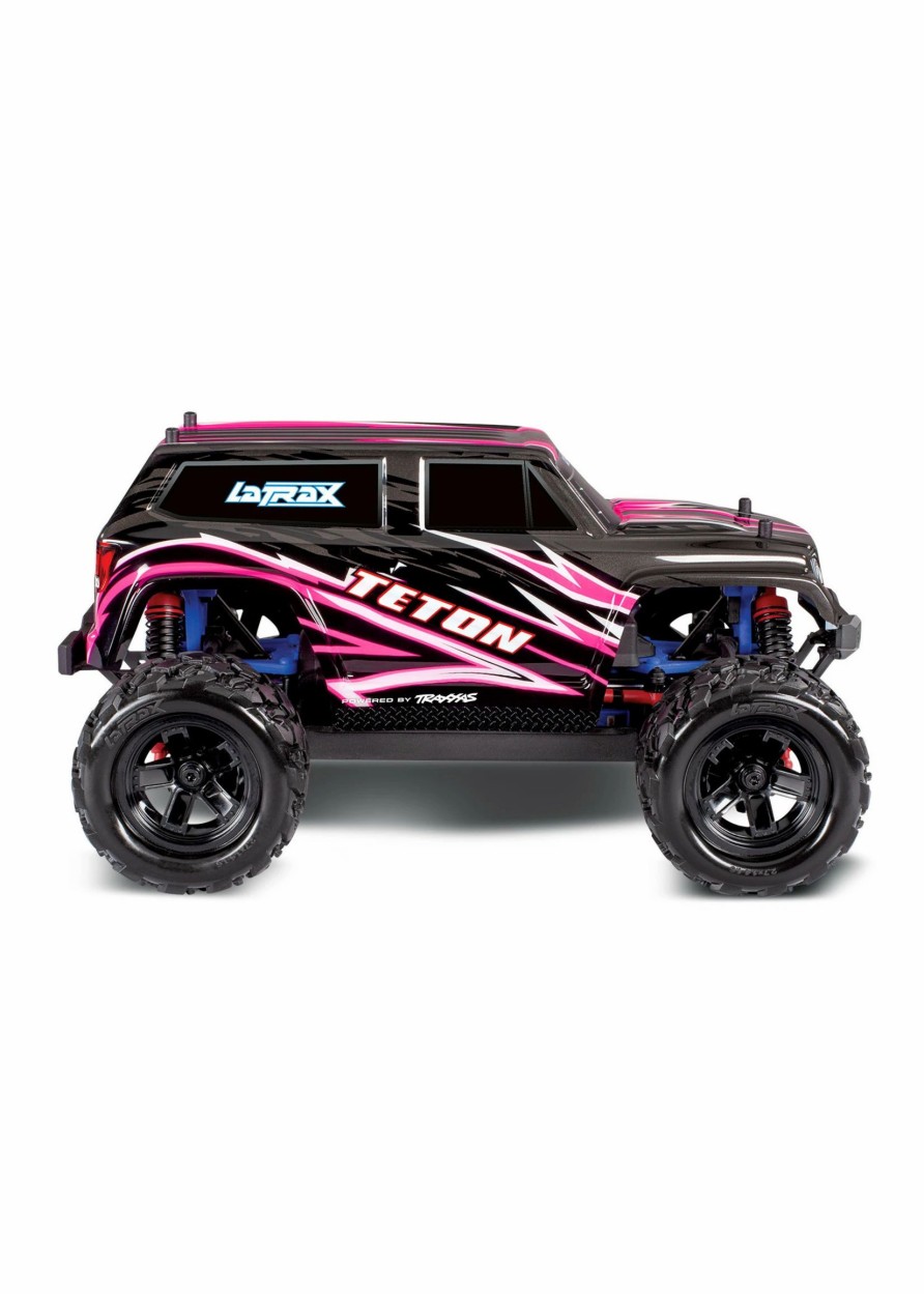 Cars & Trucks * | Traxxas 1/18 Latrax Teton 4Wd Rtr Monster Truck Pink