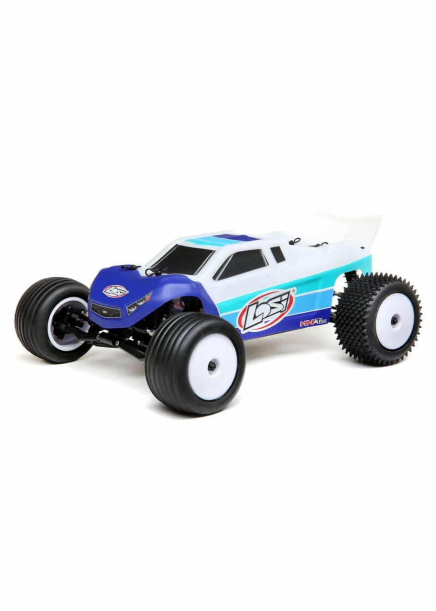 Cars & Trucks * | Losi 1/18 Mini-T 2.0 2Wd Rtr Brushless Stadium Truck Blue