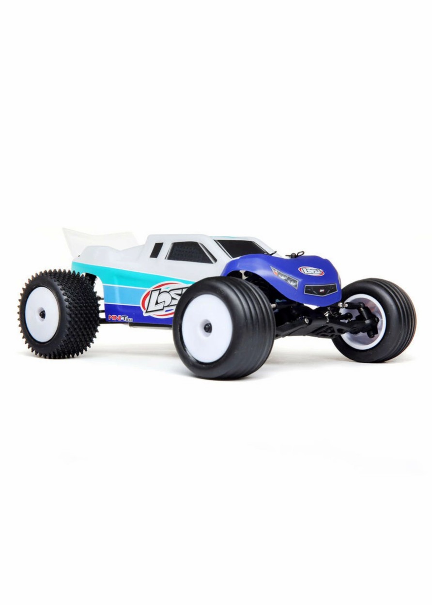 Cars & Trucks * | Losi 1/18 Mini-T 2.0 2Wd Rtr Brushless Stadium Truck Blue