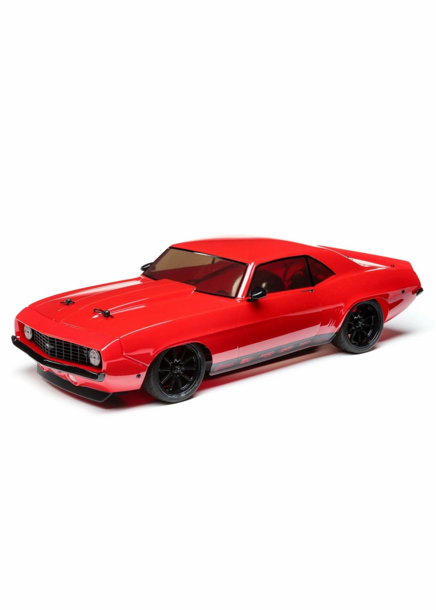 Cars & Trucks * | Losi 1/10 1969 Chevy Camaro V100 Awd Brushed Rtr Red