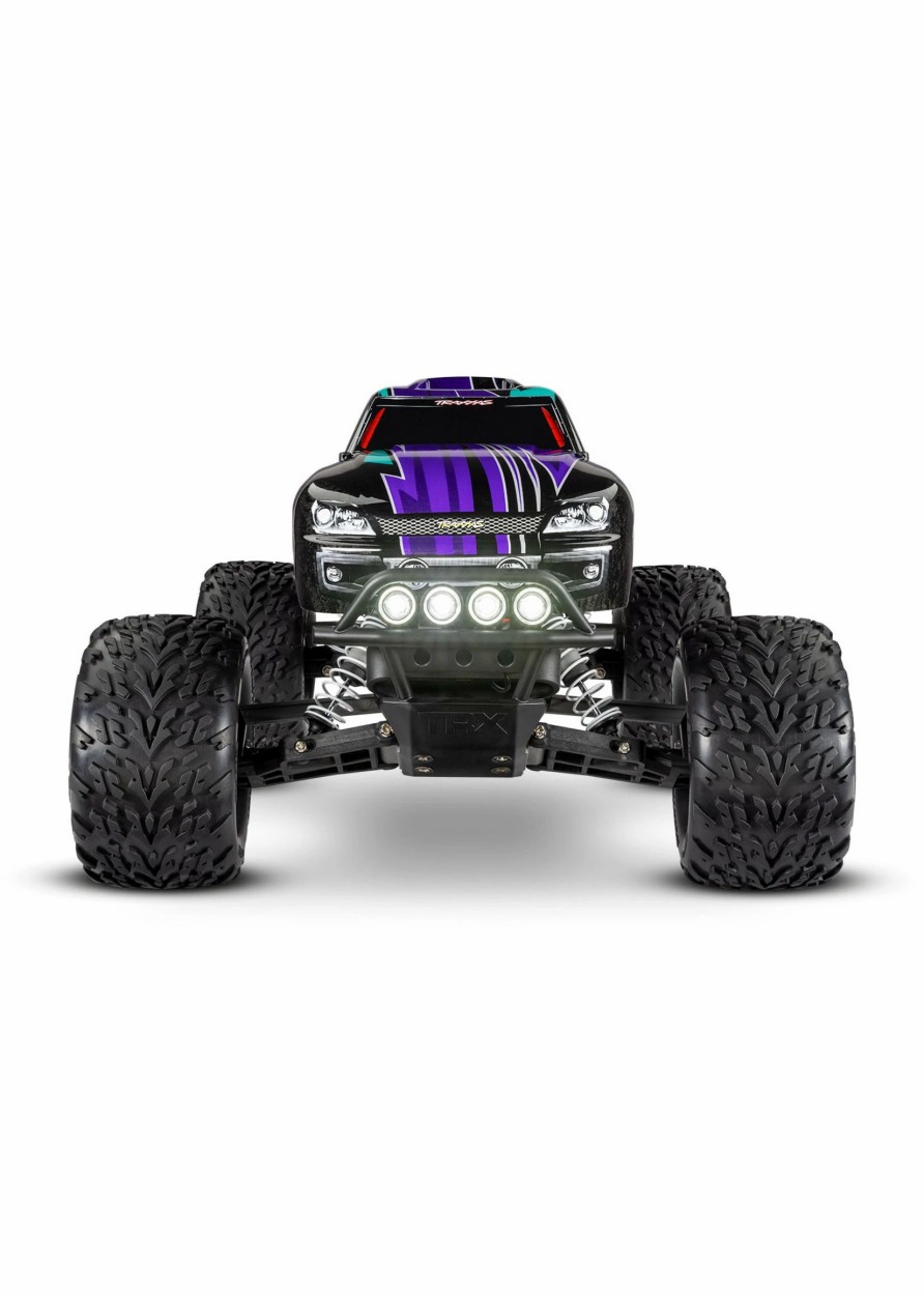 Cars & Trucks * | Traxxas 1/10 Stampede 2Wd Rtr Monster Truck With Lights Purple