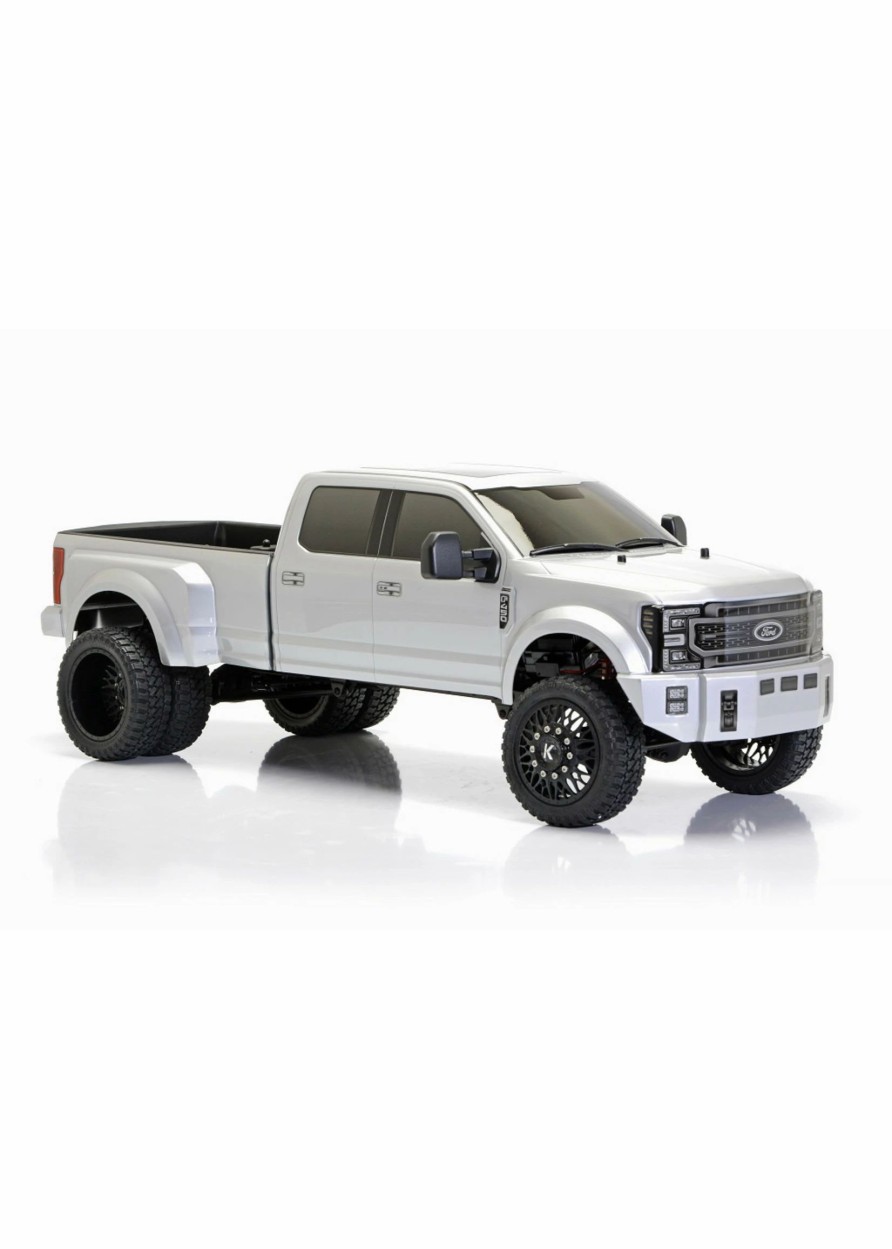 Cars & Trucks * | Cen Racing 1/10 Ford F450 4Wd Solid Axle Rtr Truck Silver Mercury