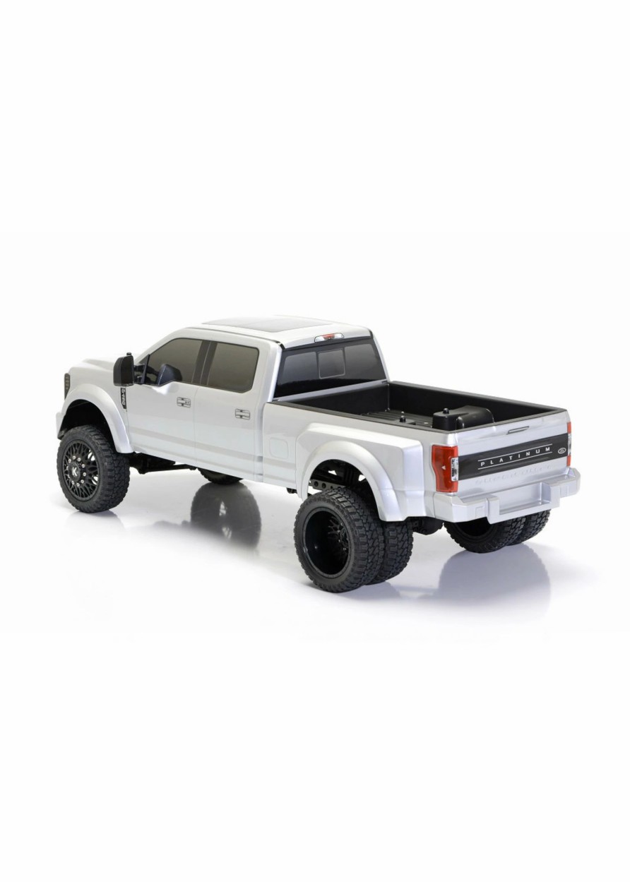 Cars & Trucks * | Cen Racing 1/10 Ford F450 4Wd Solid Axle Rtr Truck Silver Mercury