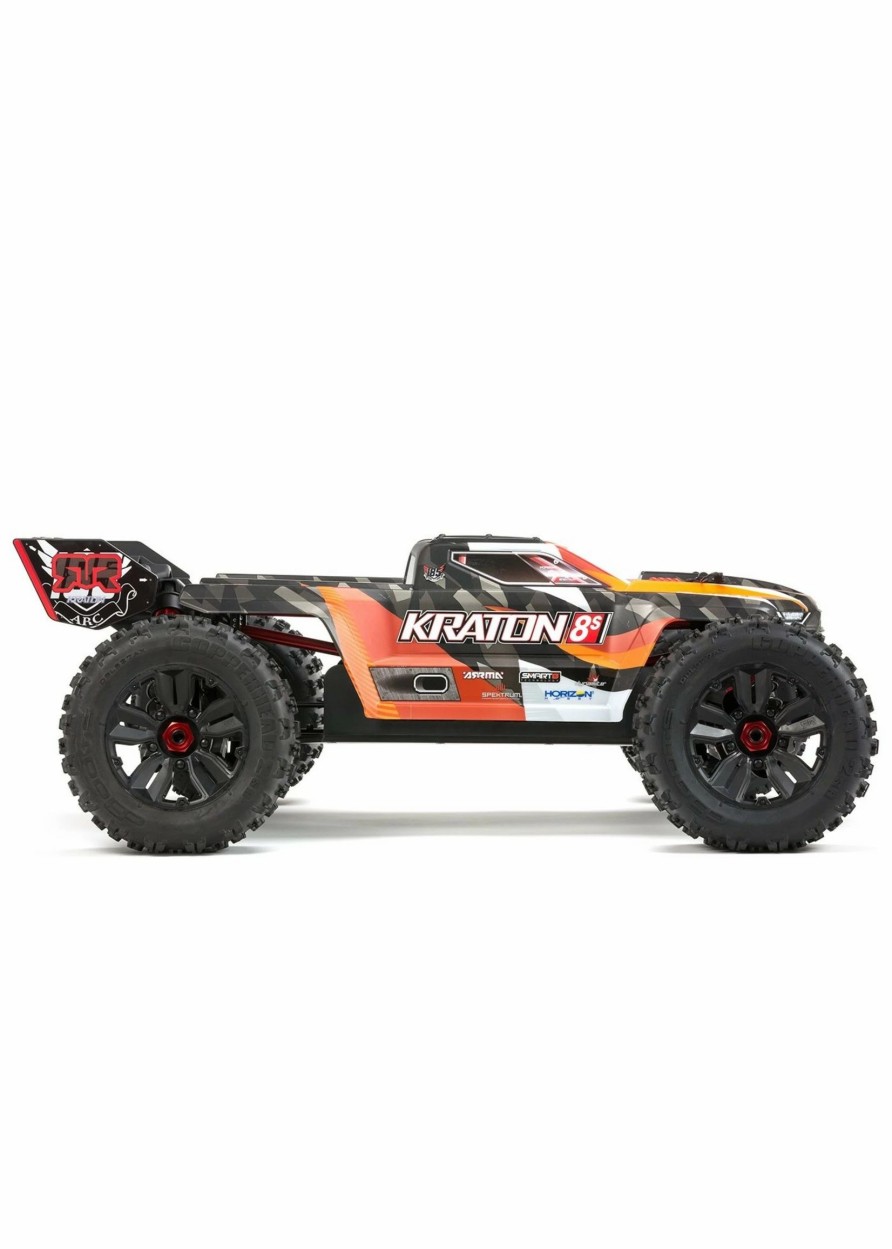 Cars & Trucks * | Arrma 1/5 Kraton 4X4 8S Blx Brushless Speed Monster Truck Rtr Orange