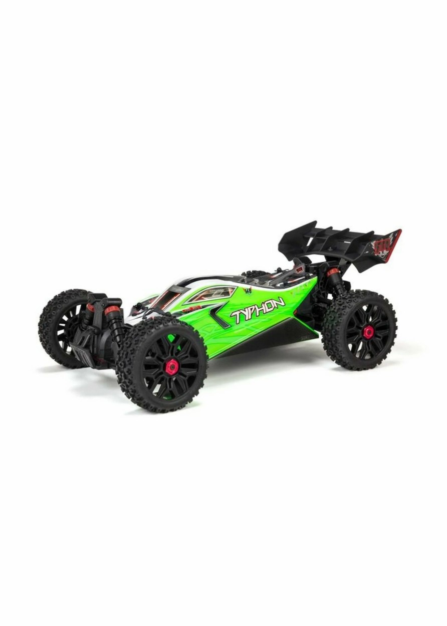 Cars & Trucks * | Arrma 1/10 Typhon 4X4 V3 Mega 550 Brushed Buggy Rtr Green