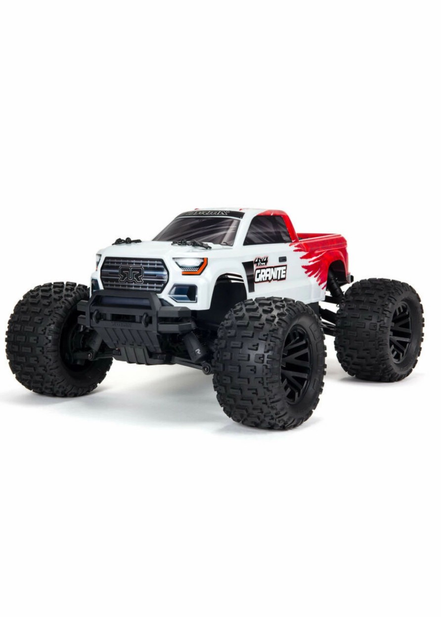 Cars & Trucks * | Arrma 1/10 Granite 4X4 V3 Mega 550 Brushed Monster Truck Rtr Red