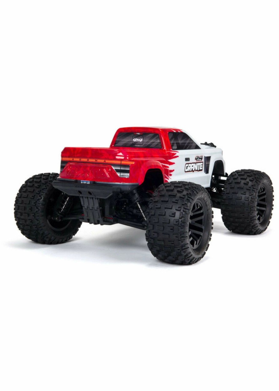 Cars & Trucks * | Arrma 1/10 Granite 4X4 V3 Mega 550 Brushed Monster Truck Rtr Red