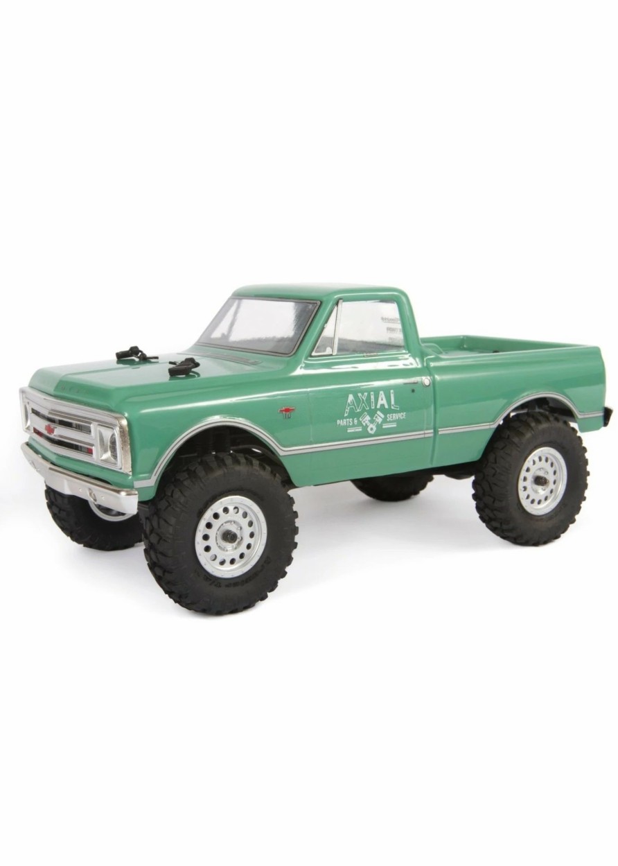 Cars & Trucks * | Axial 1/24 Scx24 1967 Chevrolet C10 4Wd Truck Brushed Rtr Light Green