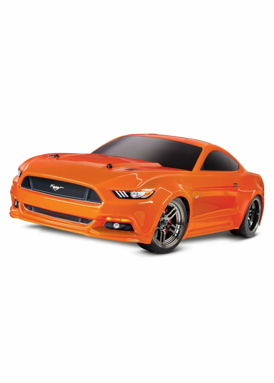 Cars & Trucks * | Traxxas 1/10 4-Tec 2.0 Ford Mustang Rtr Awd On-Road Car Orange