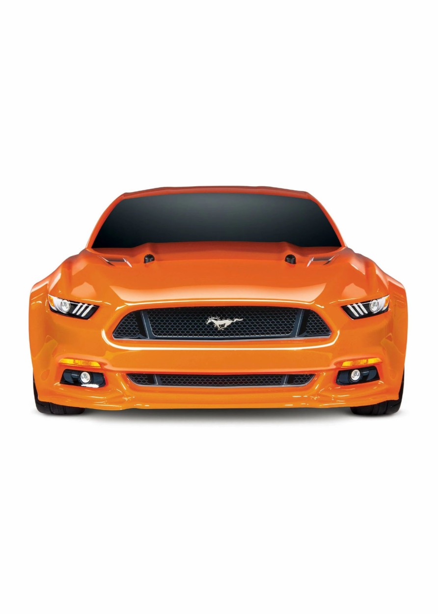 Cars & Trucks * | Traxxas 1/10 4-Tec 2.0 Ford Mustang Rtr Awd On-Road Car Orange