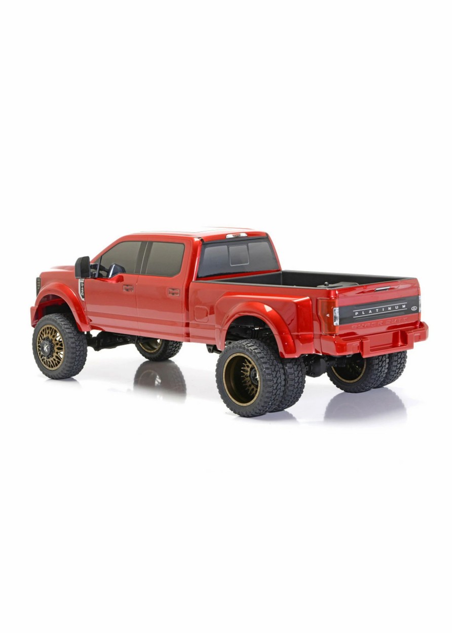 Cars & Trucks * | Cen Racing 1/10 Ford F450 4Wd Solid Axle Rtr Truck Red Candy Apple