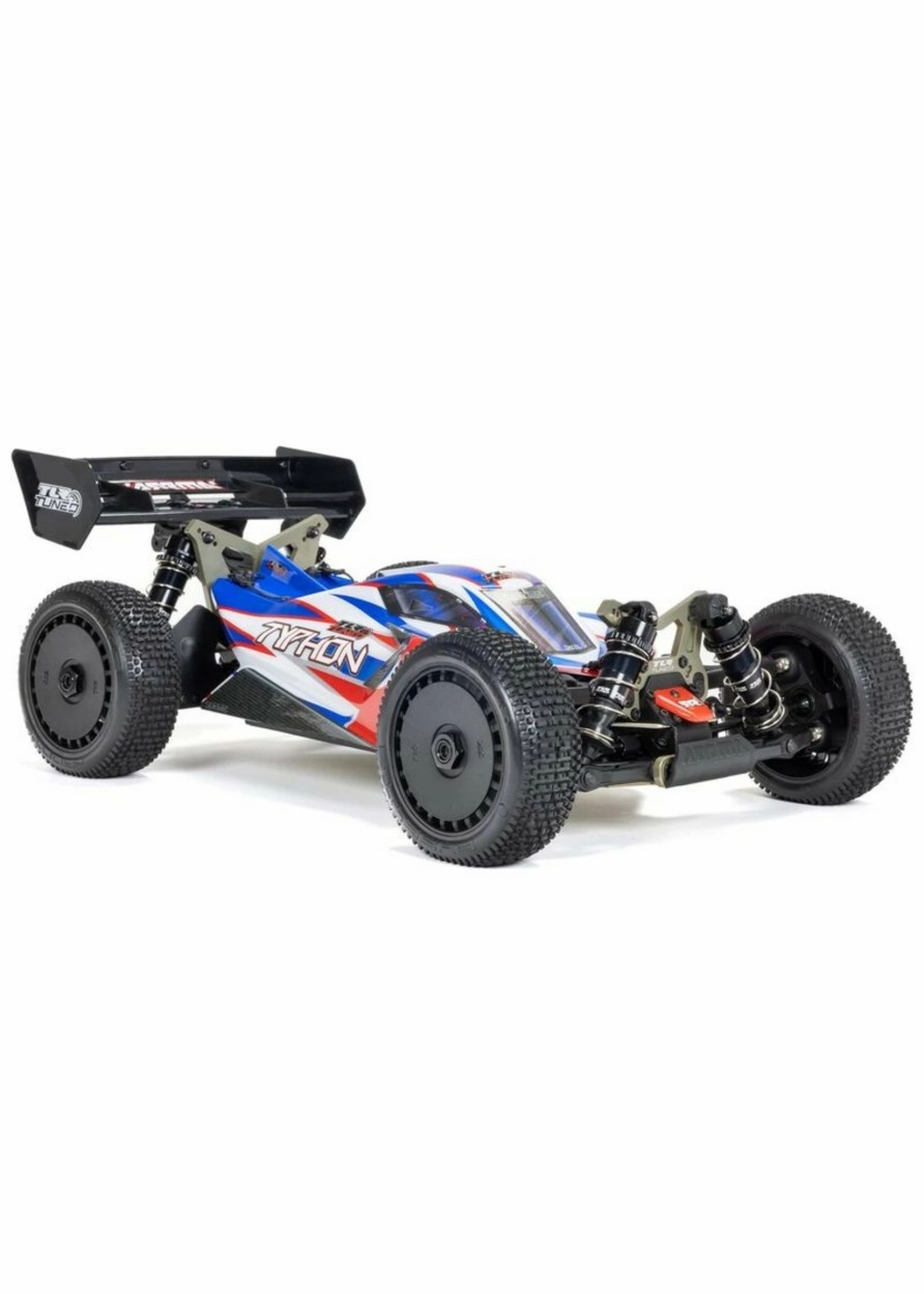 Cars & Trucks * | Arrma 1/8 Tlr Tuned Typhon 6S 4Wd Blx 1: Buggy, Rtr Red/Blue