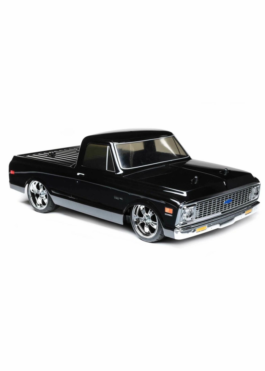 Cars & Trucks * | Losi 1/10 1972 Chevy C10 Pickup Truck V100 Awd Rtr Black