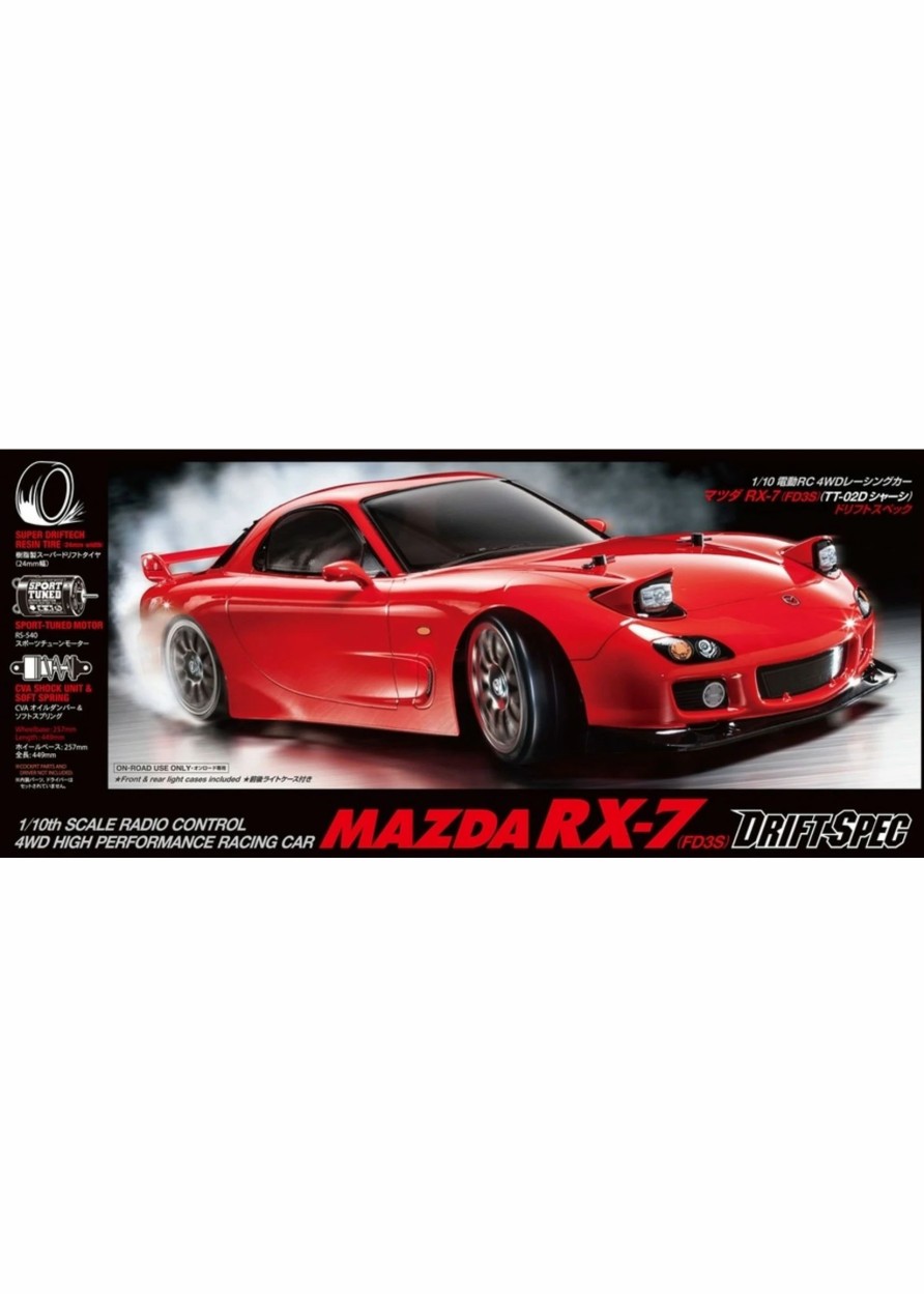 Cars & Trucks * | Tamiya 1/10 Mazda Rx-7 (Fd3S) Tt-02D Chassis Kit