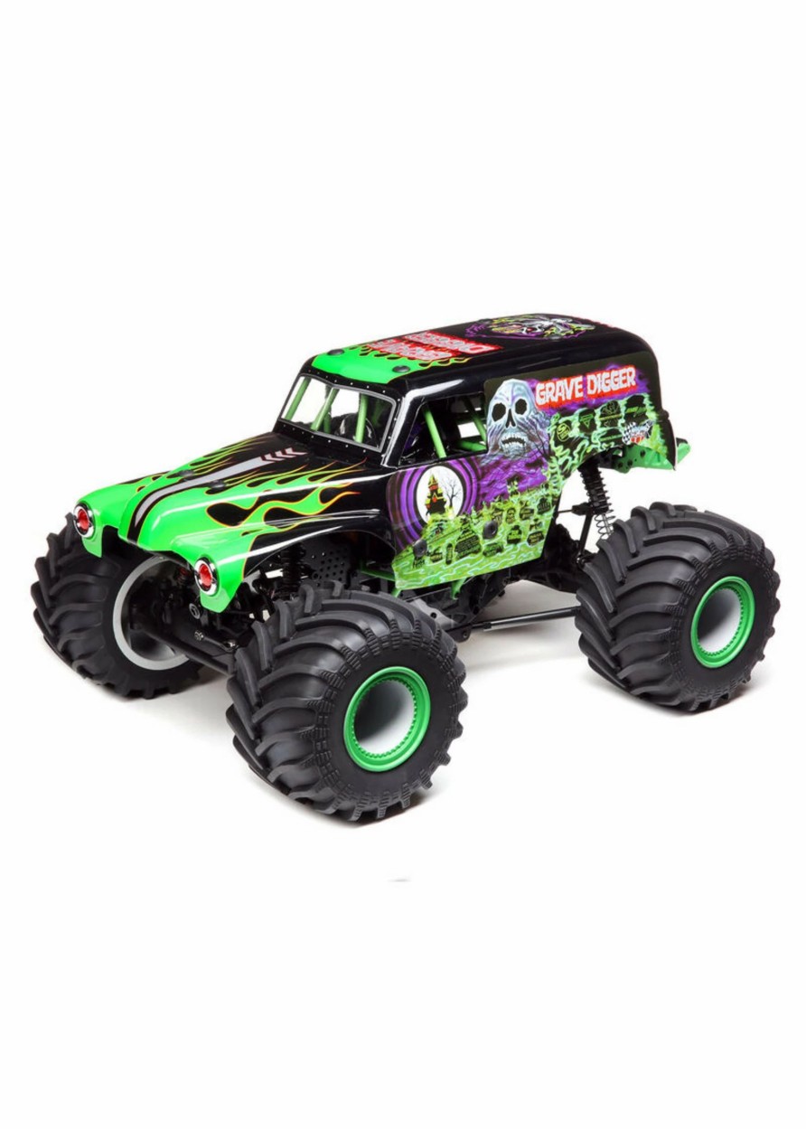 Cars & Trucks * | Losi Lmt 4Wd Solid Axle Monster Truck Rtr Grave Digger