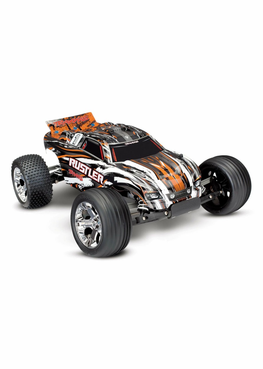 Cars & Trucks * | Traxxas 1/10 Rustler Xl-5 2Wd Rtr Stadium Truck Orange