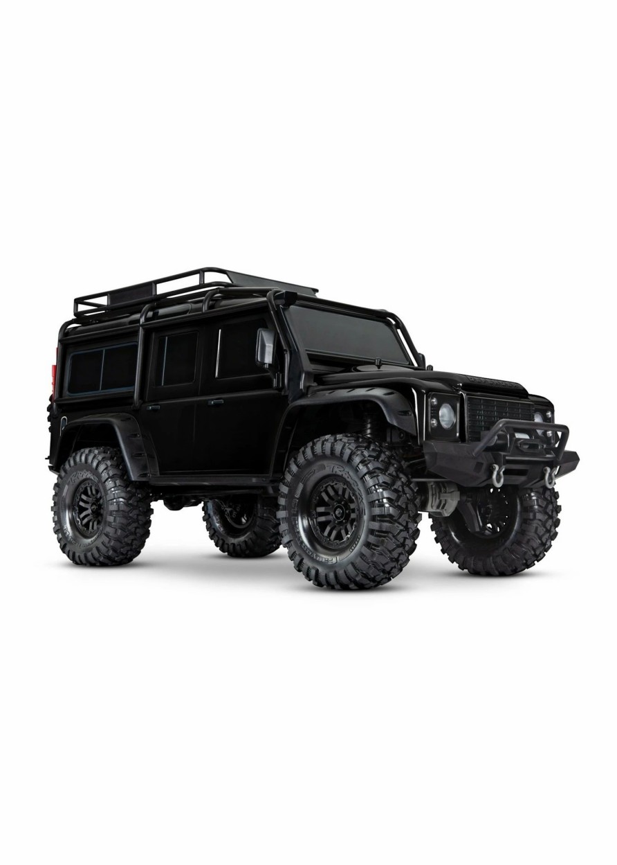 Cars & Trucks * | Traxxas 1/10 Trx-4 Defender Rtr Scale And Trail Crawler Black