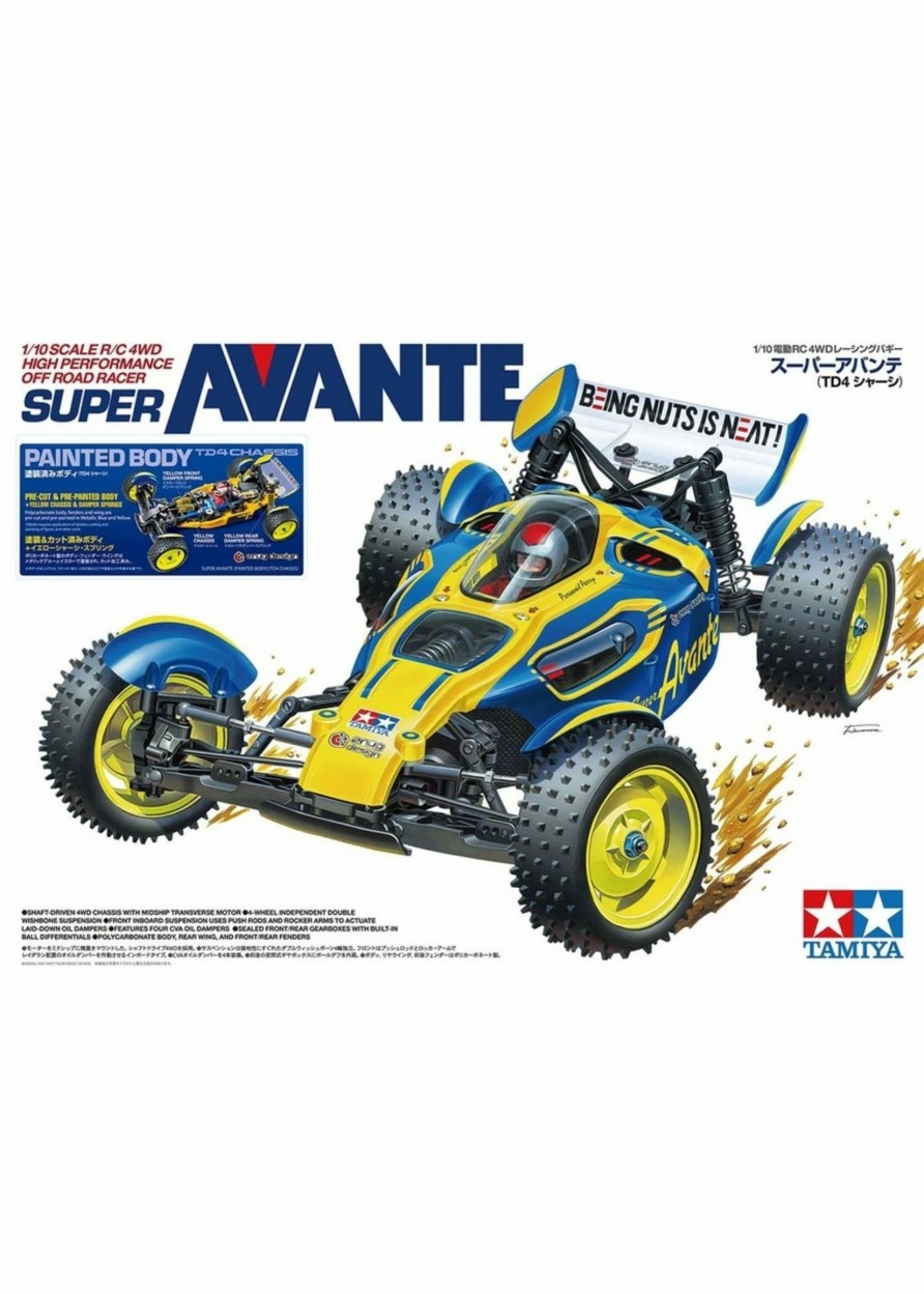 Cars & Trucks * | Tamiya 1/10 Super Avante Off-Road Buggy Painted Body Td4 Chassis Kit