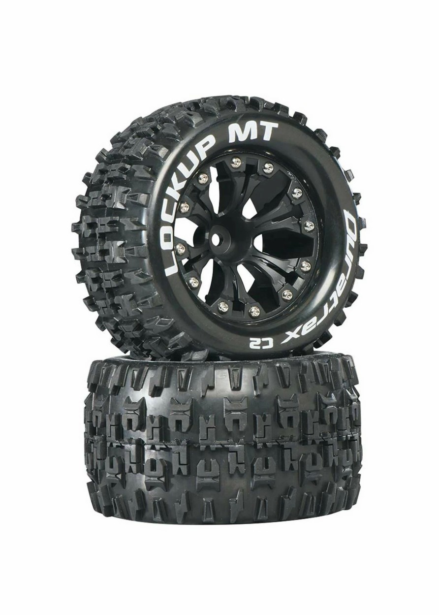 Cars & Trucks * | Duratrax Dtxc3510 Lockup Mt 2.8 2Wd Mounted 1/2 Offset Tires Black