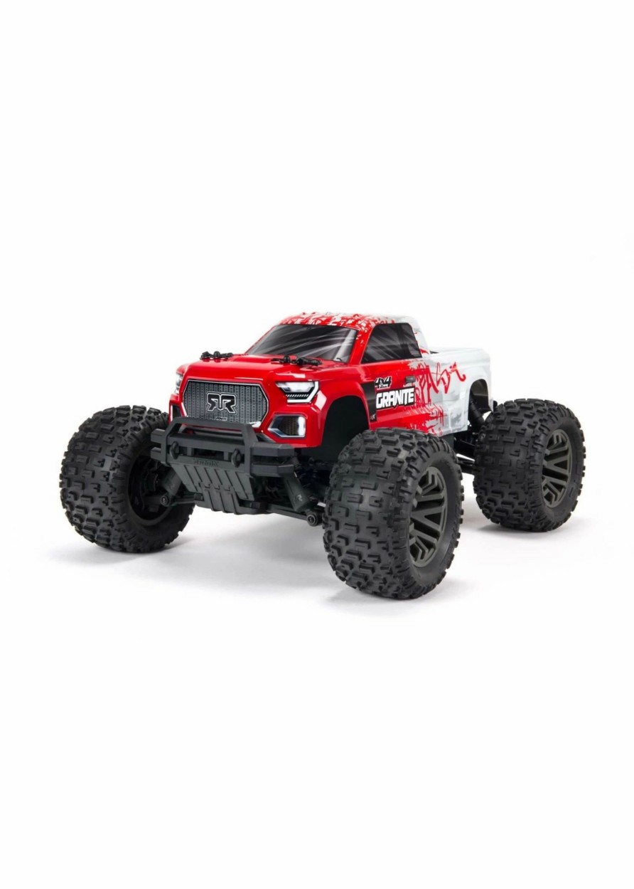 Cars & Trucks * | Arrma 1/10 Granite 4X4 V3 3S Blx Brushless Monster Truck Rtr Red