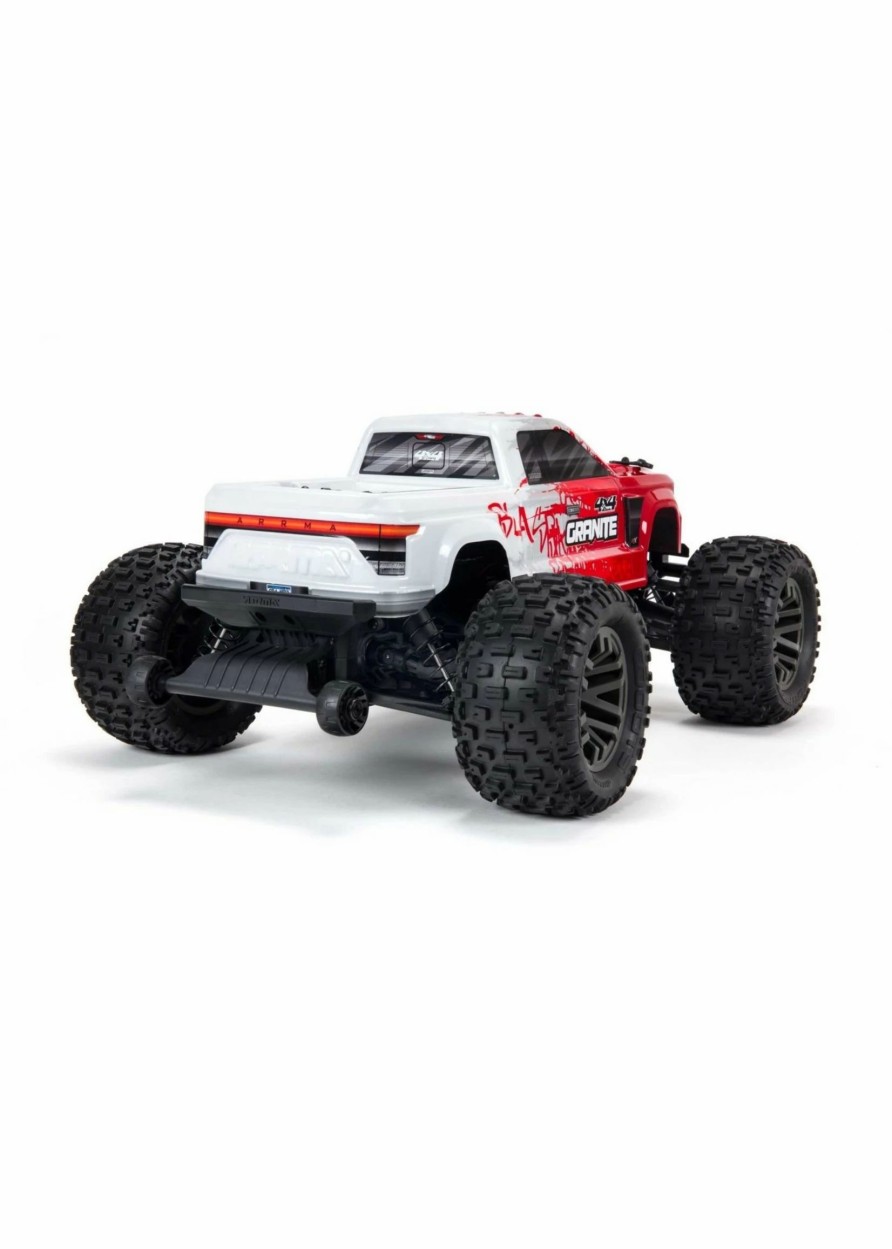 Cars & Trucks * | Arrma 1/10 Granite 4X4 V3 3S Blx Brushless Monster Truck Rtr Red