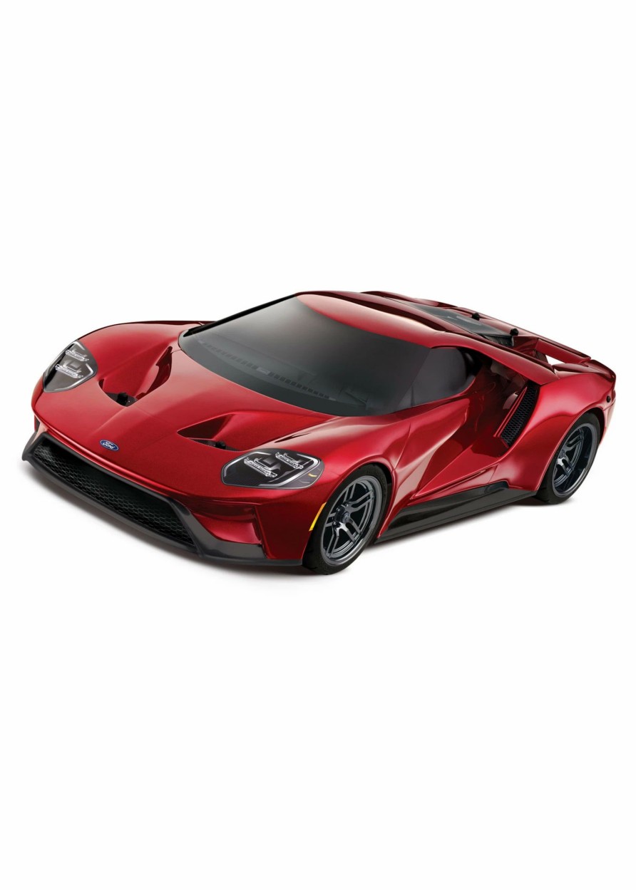 Cars & Trucks * | Traxxas 1/10 Ford Gt 4-Tec 2.0 Rtr Awd Supercar Red