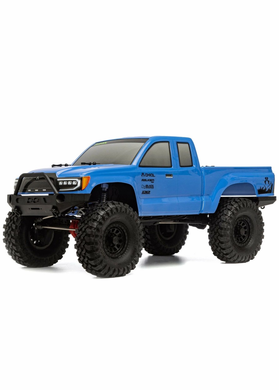 Cars & Trucks * | Axial 1/10 Scx10 Iii Base Camp 4Wd Rock Crawler Brushed Rtr Blue