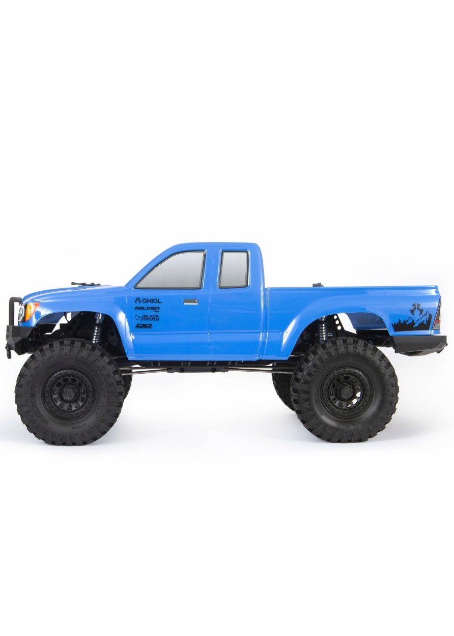 Cars & Trucks * | Axial 1/10 Scx10 Iii Base Camp 4Wd Rock Crawler Brushed Rtr Blue