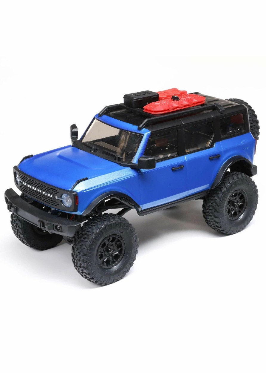 Cars & Trucks * | Axial 1/24 Scx24 2021 Ford Bronco 4Wd Truck Brushed Rtr Blue