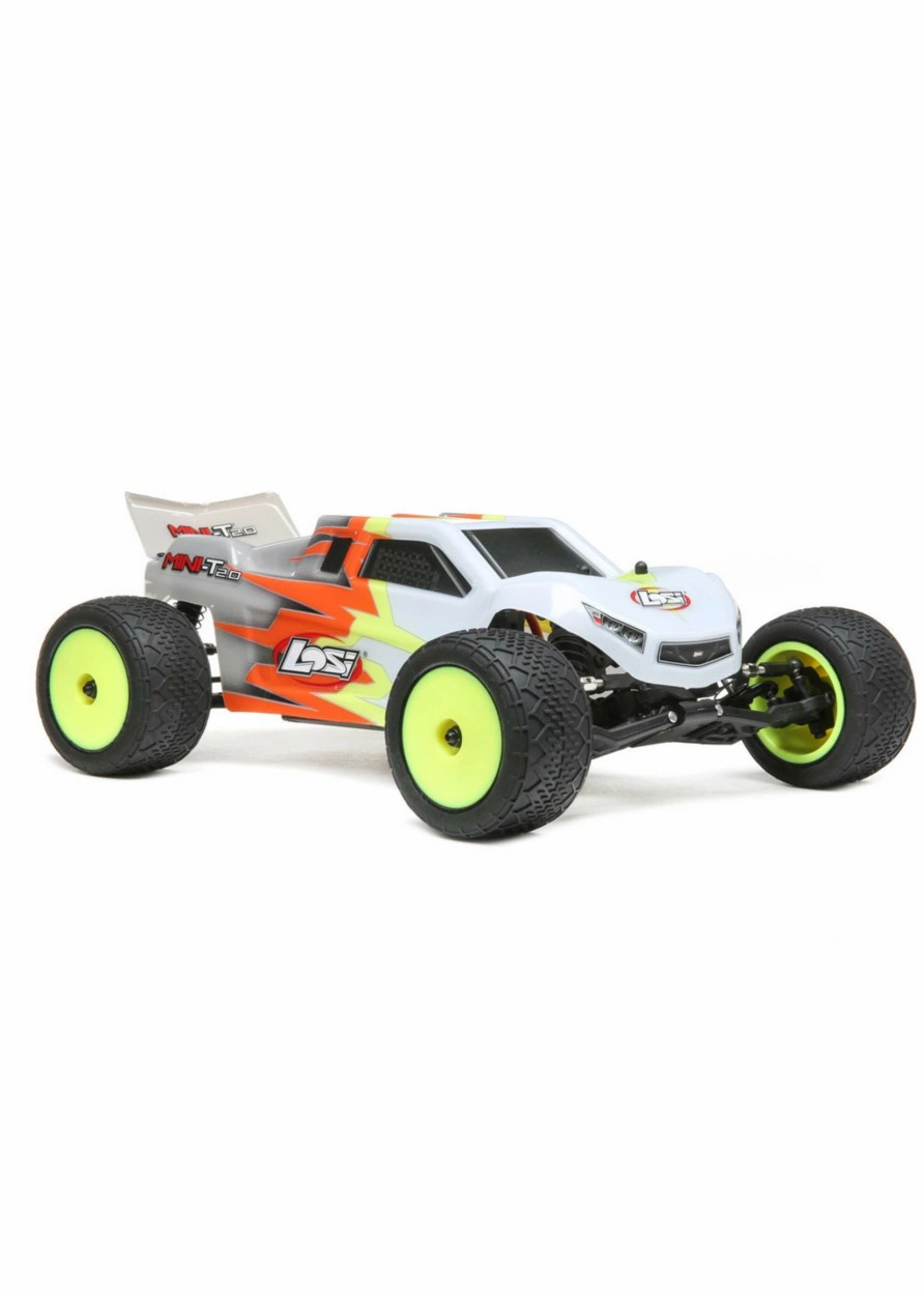 Cars & Trucks * | Losi 1/18 Mini-T 2.0 2Wd Stadium Truck Rtr, Gray/White