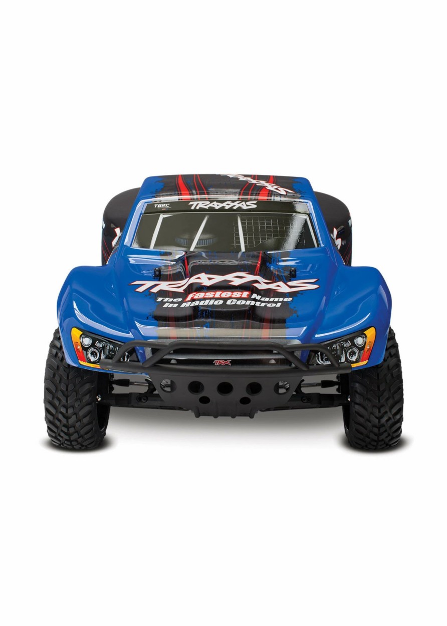 Cars & Trucks * | Traxxas 1/10 Slash Vxl Tsm 2Wd Brushless Rtr Short Course Truck Blue