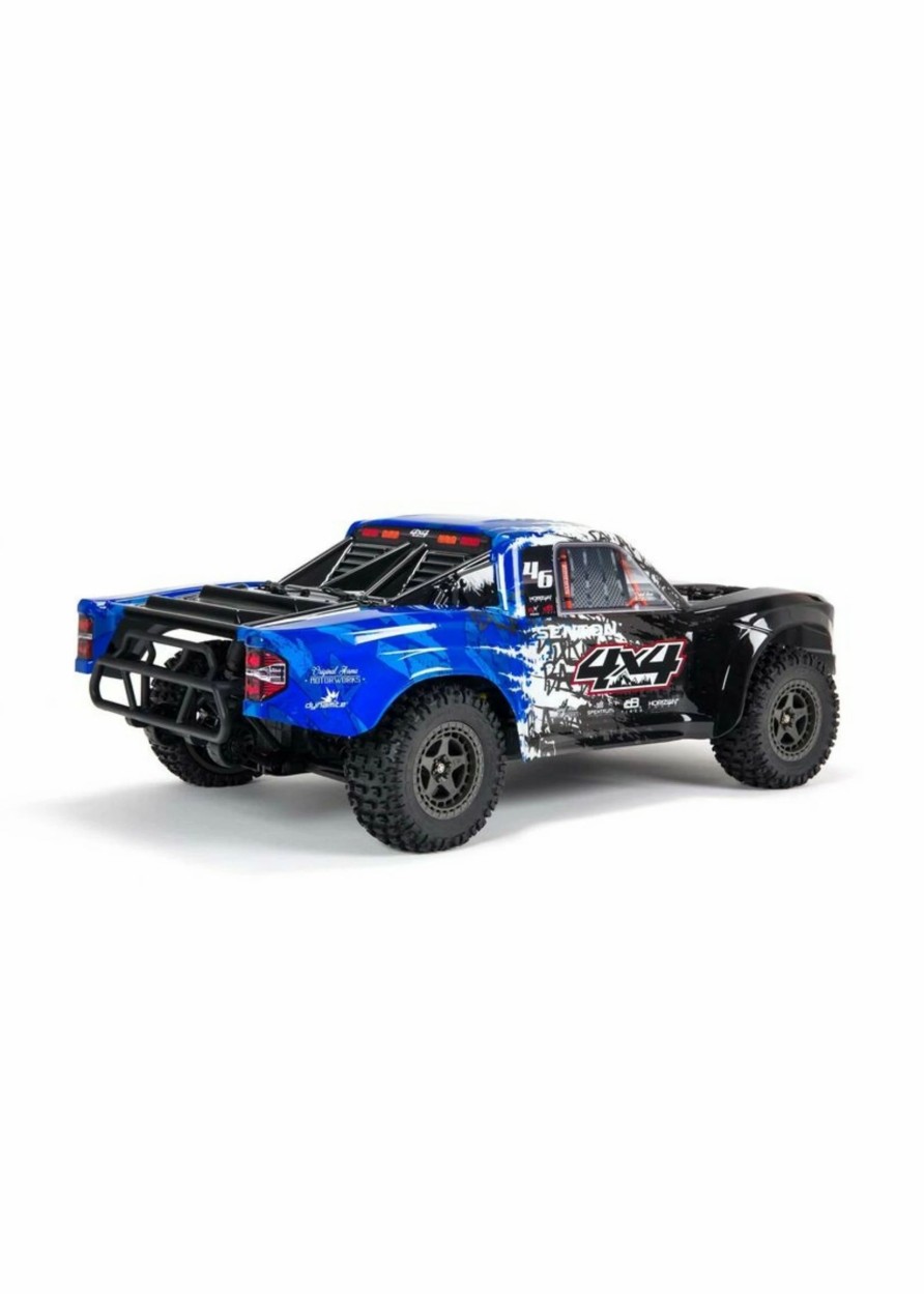 Cars & Trucks * | Arrma 1/10 Senton 3S Blx V3 4Wd Brushless Short Course Truck With Spektrum Rtr Blue/Black