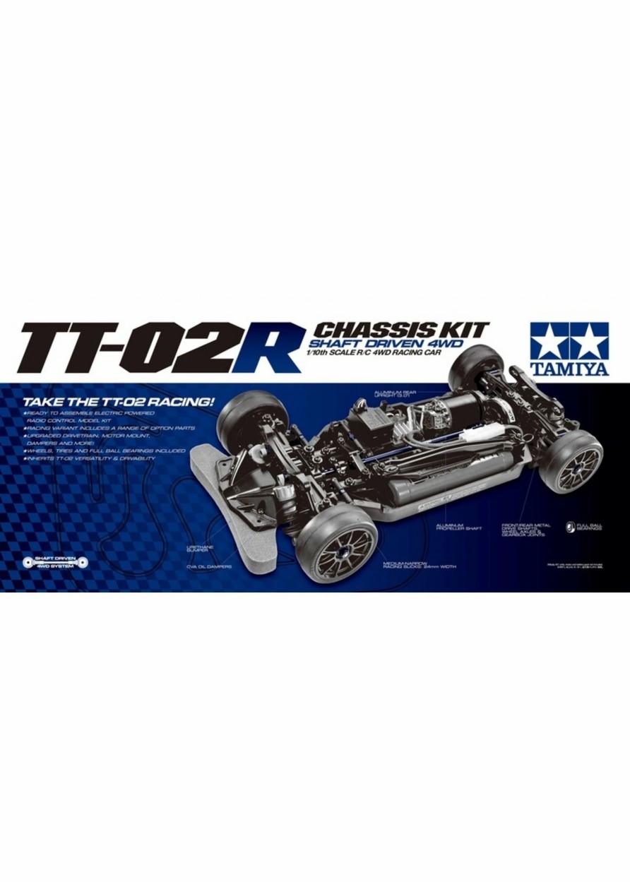 Cars & Trucks * | Tamiya 1/10 Tt-02R Chassis 4Wd Kit