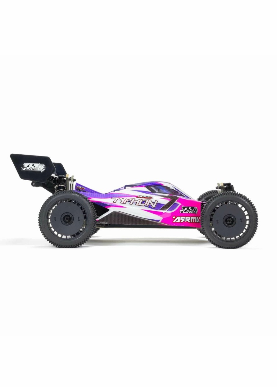 Cars & Trucks * | Arrma 1/8 Tlr Tuned Typhon 4Wd Roller Buggy Pink/Purple