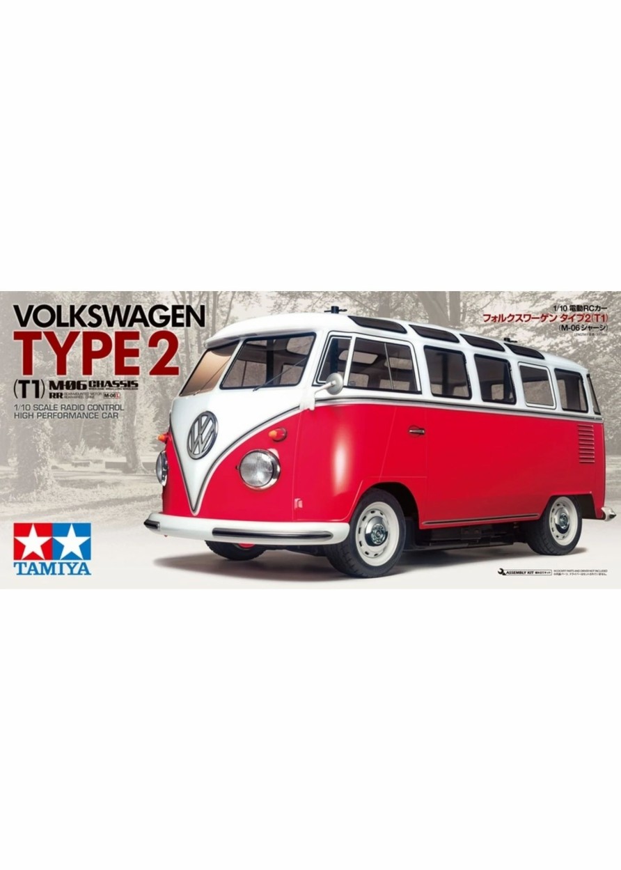 Cars & Trucks * | Tamiya 1/10 Volkswagen Bus Type 2 T1 With Hobbywing Esc M-06 Chassis